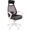 Кресло CHAIRMAN 840 White (черный/серый)
